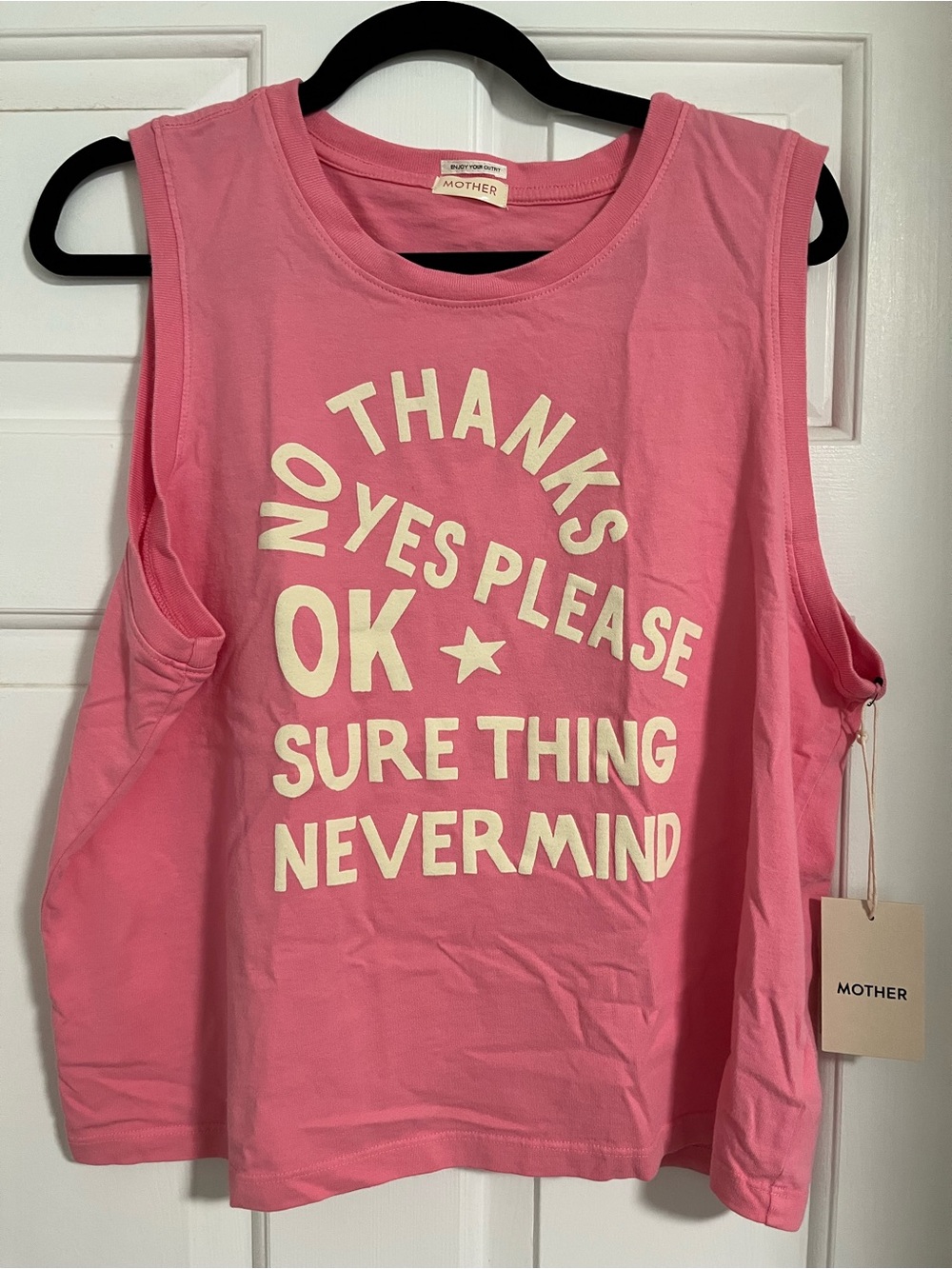 The Strong & Silent Type Top Pink - XL